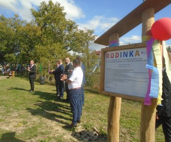 Boris Kollár na otvorení Detského inkluzívneho areálu v Úbreži