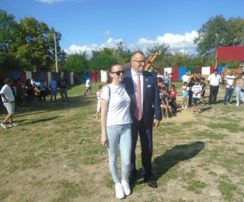 Boris Kollár na otvorení Detského inkluzívneho areálu v Úbreži