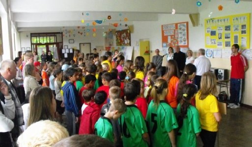 Športová olympiáda v škole (foto Ján Serbák) 
