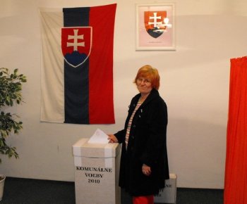 Komunálne voľby 2010 (foto Lucia Mirdová)
