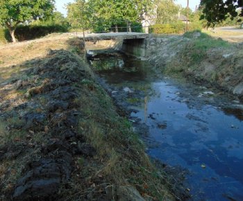 Čistenie obecného potoka