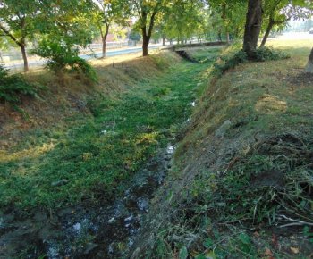 Čistenie obecného potoka