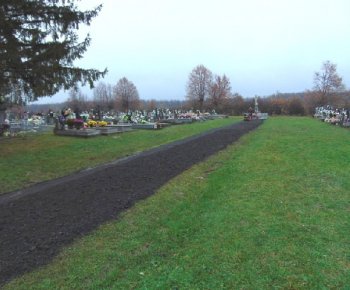 Oprava ciest na cintoríne