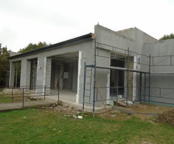 Rekonštrukcia domu smútku - stav k 1.10.2021