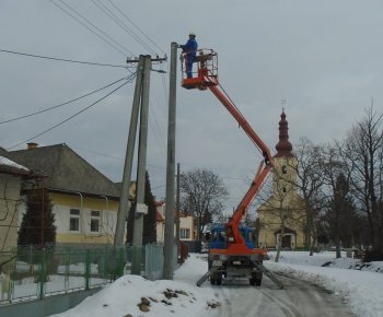 Rekonštrukcia elektrického vedenia v obci