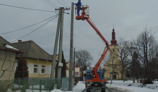 Rekonštrukcia elektrického vedenia v obci 